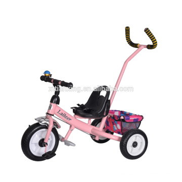 China Hersteller fördern billig Preis Baby Kinderwagen / Dreirad Baby Dreirad mit Training Griff Bar / Baby Kinderwagen Dreirad